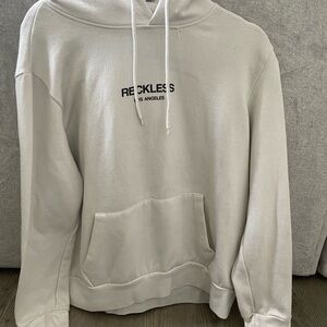 Men's White Hoodie